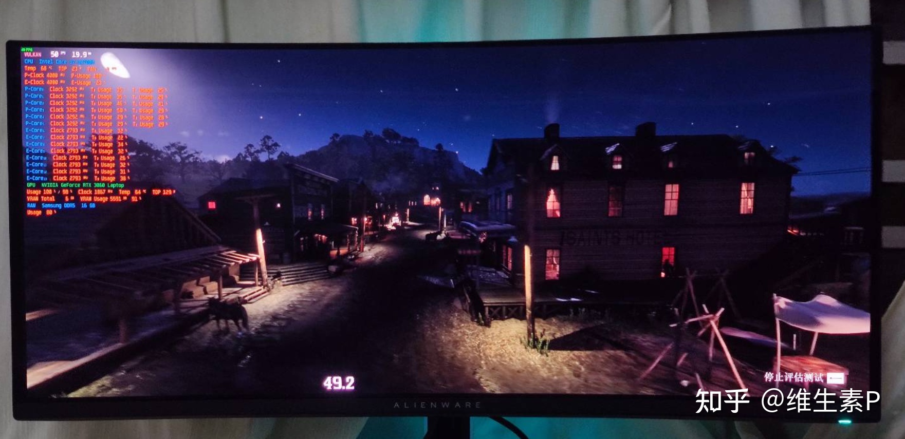 【维P测评】外星人显示器 AW3423DW595 / 作者:我是一个梦蛋 / 帖子ID:95765