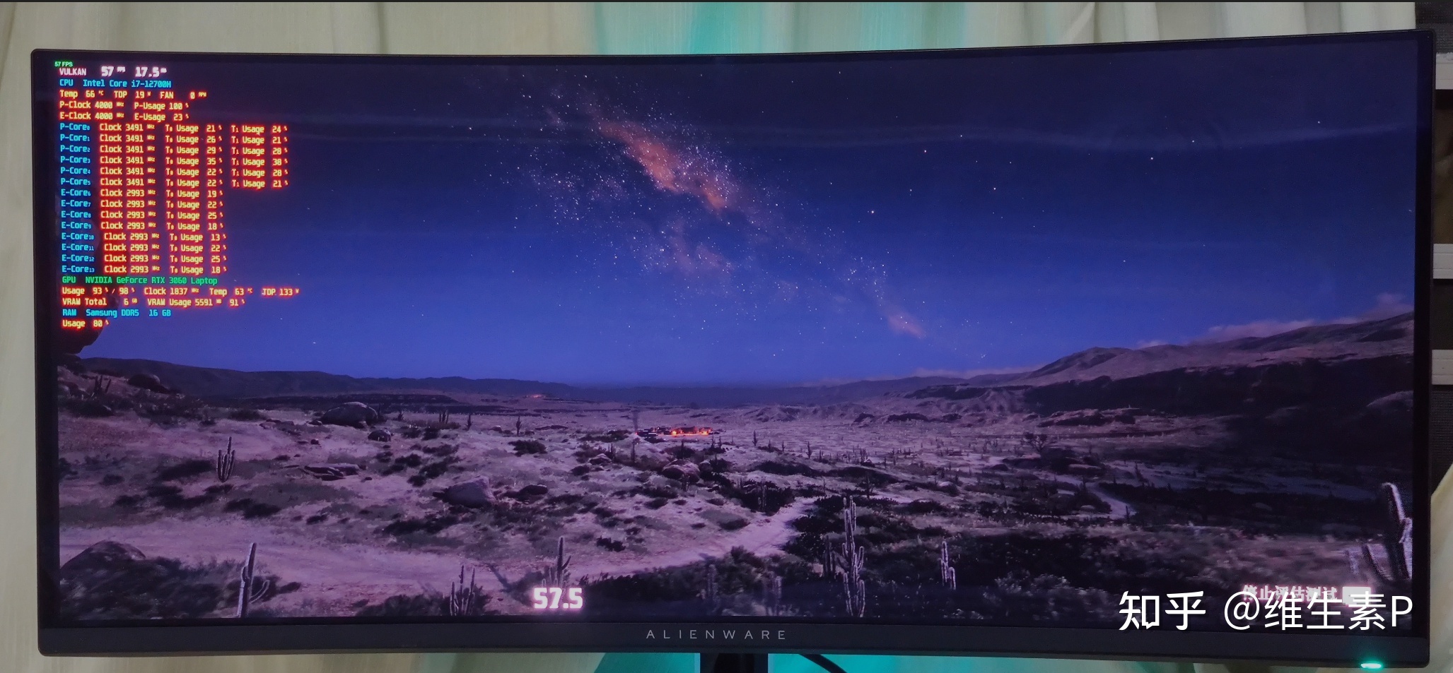 【维P测评】外星人显示器 AW3423DW4 / 作者:我是一个梦蛋 / 帖子ID:95765