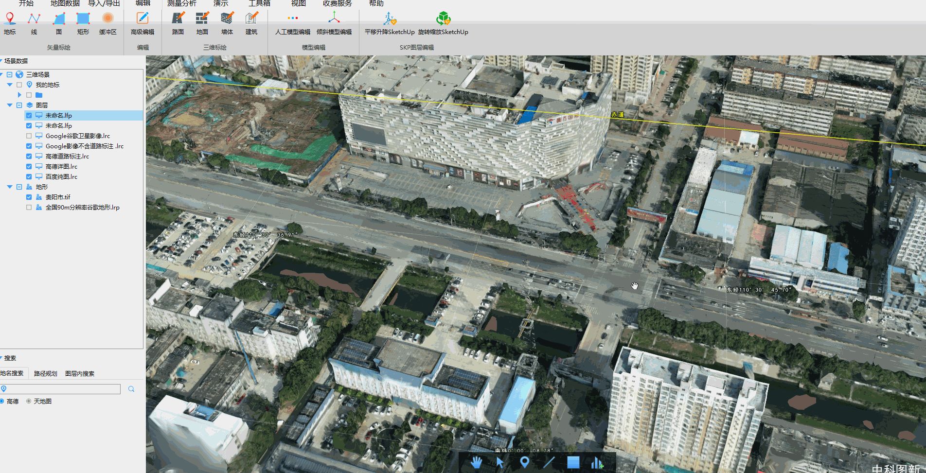 一款比Google earth Pro更专业的国产三维地球软件！724 / 作者:执着294 / 帖子ID:96049