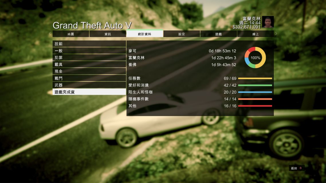 GTAV故事模式100%详细攻略！86 / 作者:聚雅阁砚堂 / 帖子ID:96403