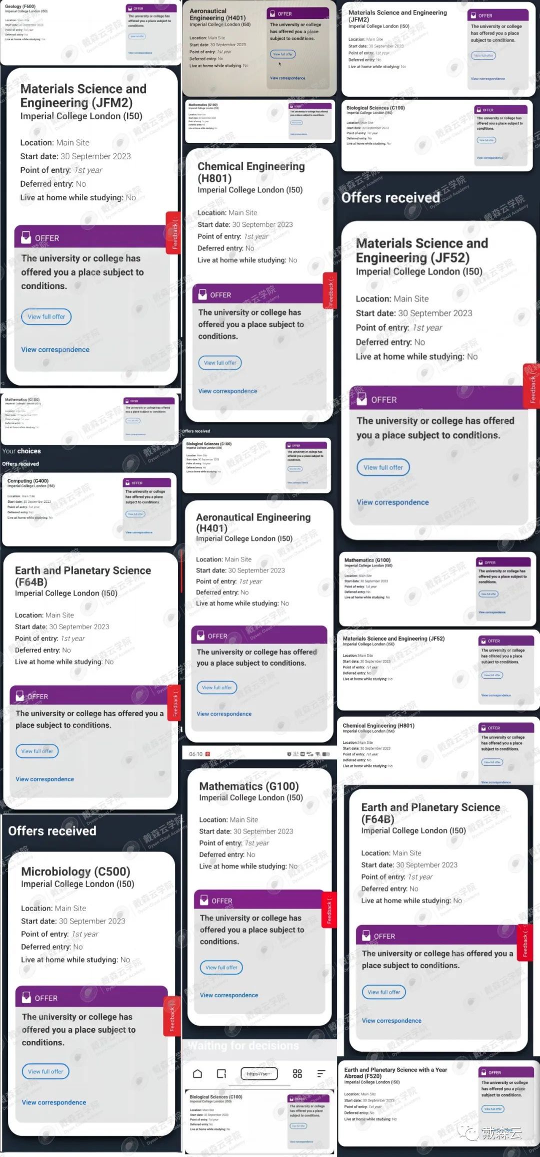 IC | 拿到生物科学offer啦！！帝国理工学姐带你专业深度解析~460 / 作者:lee382 / 帖子ID:100882