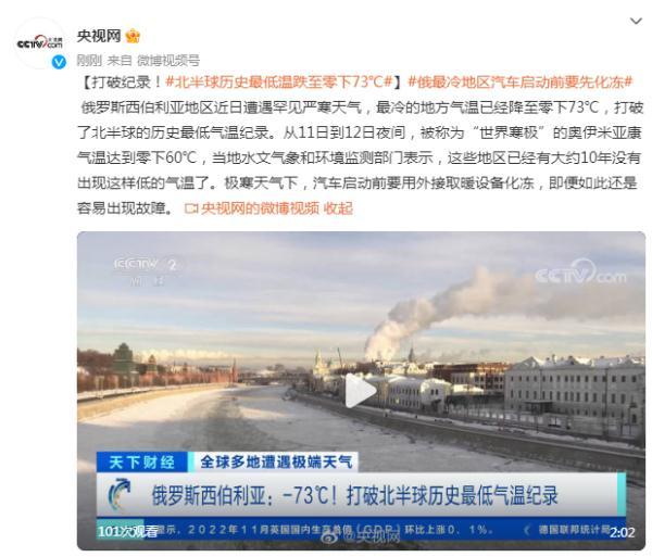 -73度！北半球气温创新低，全球变暖失效？错！但地球也在大冰期422 / 作者:用户5592359840 / 帖子ID:104954