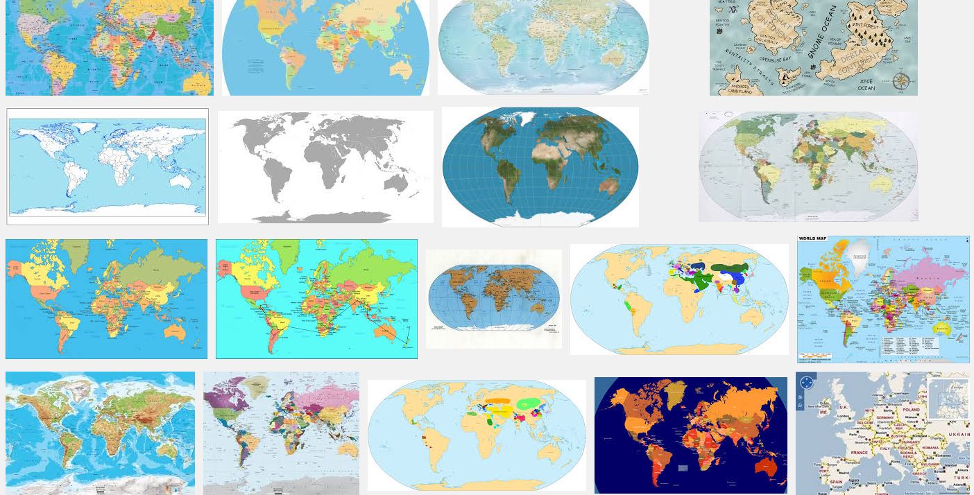 中国与外国看的世界地图是不是不同？529 / 作者:空581 / 帖子ID:105381