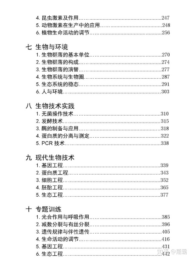 高中生物必考的章节有哪些？277 / 作者:嬲乜黄 / 帖子ID:112249