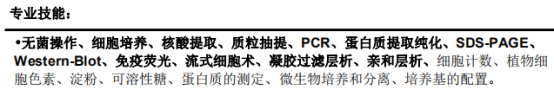 生物科学专业求职分享834 / 作者:123457732 / 帖子ID:114421