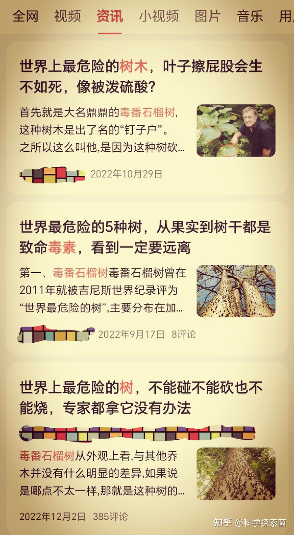 毒番石榴真的是地球上最“危险”的树吗？285 / 作者:諾篱hy / 帖子ID:114440