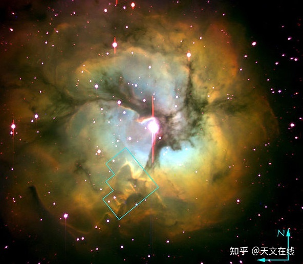 天文小科普：图解三裂星云，它到底长什么样？196 / 作者:123458071 / 帖子ID:115080