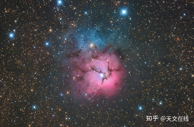天文小科普：图解三裂星云，它到底长什么样？513 / 作者:123458071 / 帖子ID:115080