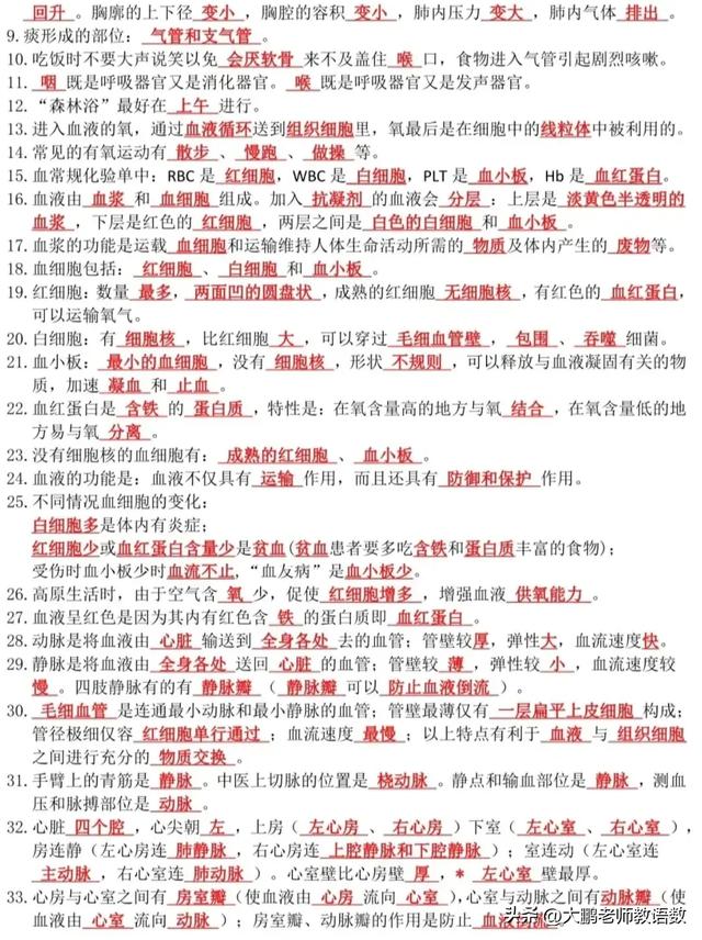 背熟这些知识点，生物会考稳过！刷到了就赶紧存起来！823 / 作者:love清晨叶 / 帖子ID:121472