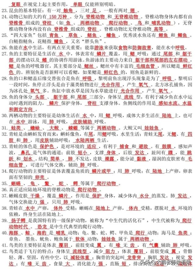 背熟这些知识点，生物会考稳过！刷到了就赶紧存起来！635 / 作者:love清晨叶 / 帖子ID:121472