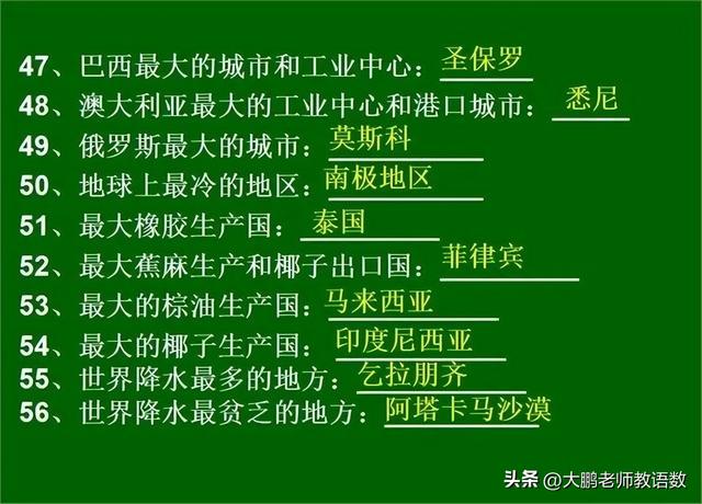真的是长知识了！这些世界地理之最，让你大开眼界！值得收藏保存328 / 作者:掌柜able / 帖子ID:124090