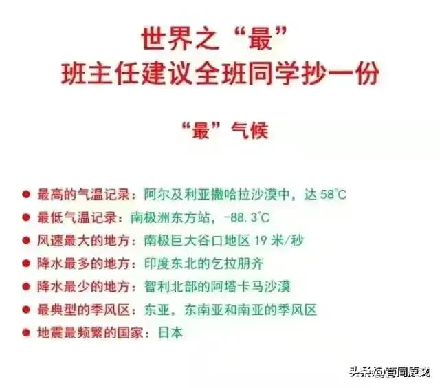 涨见识啦，2024年最新世界之最，知识暴涨，你到底知道哪些呢406 / 作者:fzny61226 / 帖子ID:125563