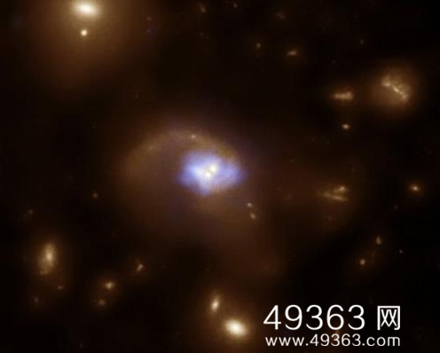 宇宙中神秘的黑洞  神秘黑洞犹如宇宙探照灯217 / 作者:UFO爱好者 / 帖子ID:76180