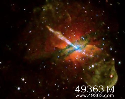 宇宙中神秘的黑洞  神秘黑洞犹如宇宙探照灯509 / 作者:UFO爱好者 / 帖子ID:76180