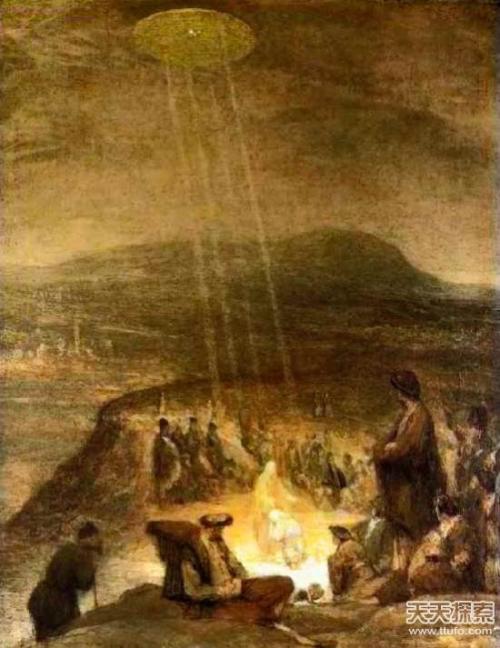 印万年前洞穴发现外星人和UFO壁画 史前壁画至今难解769 / 作者:UFO爱好者 / 帖子ID:84697