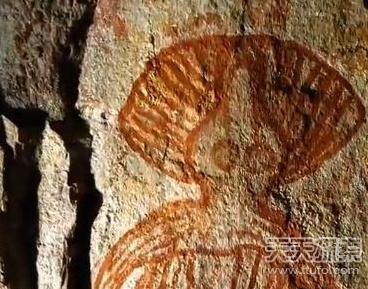 印万年前洞穴发现外星人和UFO壁画 史前壁画至今难解671 / 作者:UFO爱好者 / 帖子ID:84697