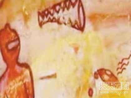 印万年前洞穴发现外星人和UFO壁画 史前壁画至今难解850 / 作者:UFO爱好者 / 帖子ID:84697