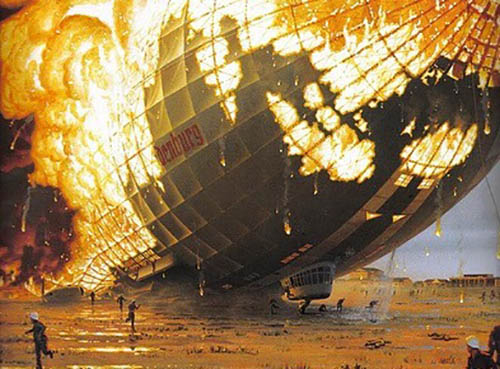 世界最大飞艇兴登堡号空难，仅34秒就坠毁621 / 作者:UFO爱好者 / 帖子ID:67118