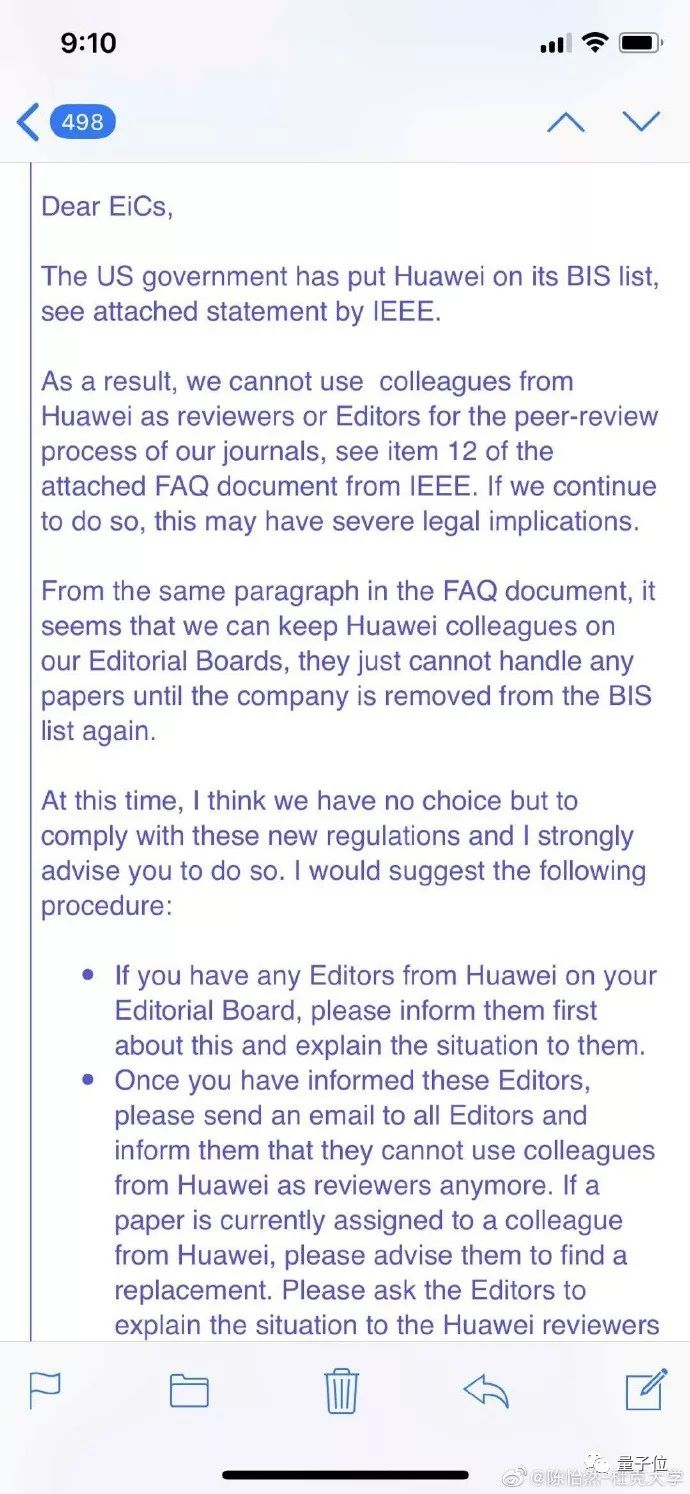 IEEE下令禁止华为专家参与期刊审稿！999 / 作者:UFO爱好者 / 帖子ID:85192