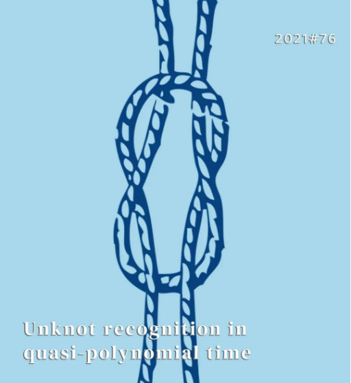 百年纽结问题迎来突破925 / 作者:UFO爱好者 / 帖子ID:71992