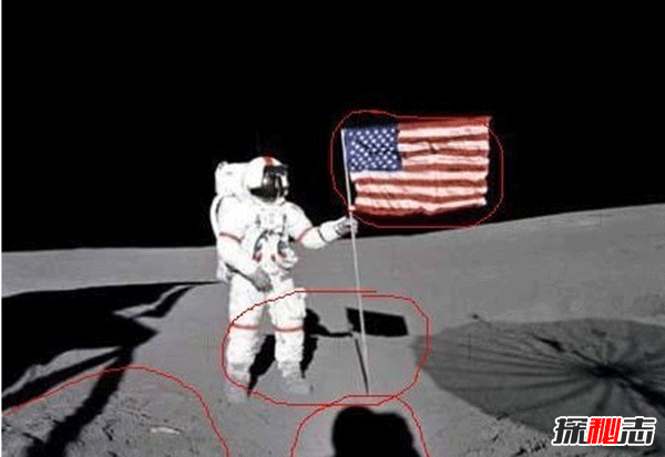 中国玉兔证明美国登月是假的,美国国旗都不见了779 / 作者:UFO爱好者 / 帖子ID:105222