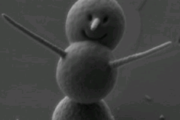 世界上最小的雪人:仅三颗硅球堆叠而成(不到3微米高)868 / 作者:UFO爱好者 / 帖子ID:92894