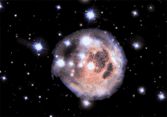 麒麟座v838变星有多大，2002年麒麟座v838变星爆炸/银河系最亮恒576 / 作者:UFO爱好者 / 帖子ID:81617