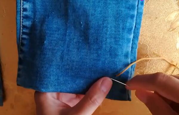 裤子长怎么缝看不出来，裤子内卷/用倒针法缝一条线280 / 作者:UFO爱好者 / 帖子ID:89020