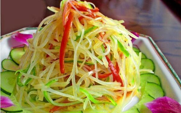 土豆丝和胡萝卜丝能一起炒吗，能（同炒色香味更好）450 / 作者:UFO爱好者 / 帖子ID:84382