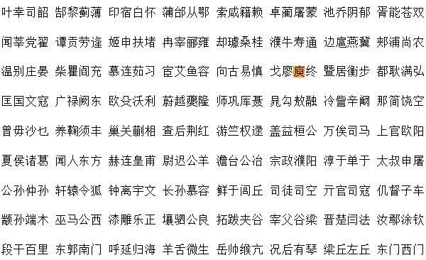庾姓起源和来历，得姓始祖为安庆公（百家姓排343位）247 / 作者:UFO爱好者 / 帖子ID:79894
