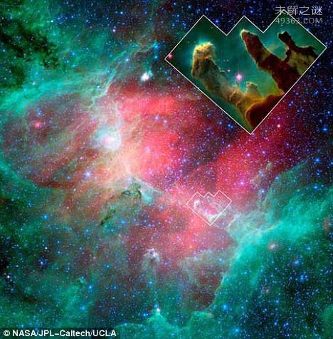 宇宙最壮美的景象创生之柱，哈勃望远镜拍摄的鹰状星云(视频)213 / 作者:UFO爱好者 / 帖子ID:70069