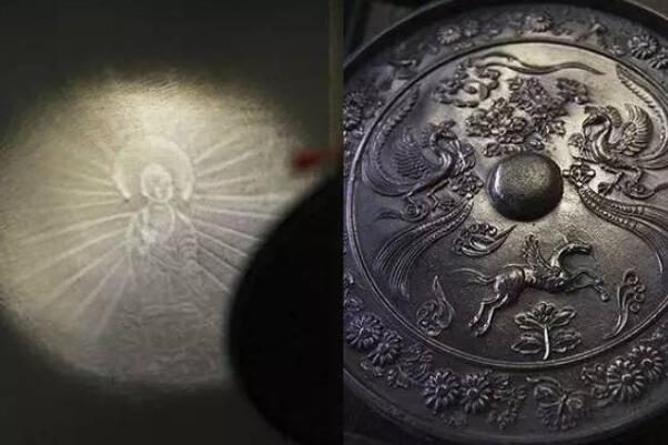 西汉千年魔镜 利用铜镜厚薄反射光线成图像(不是真正透光)442 / 作者:UFO爱好者 / 帖子ID:100305