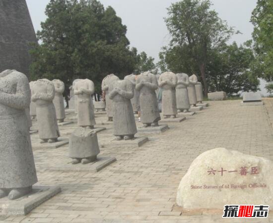 武则天守陵石像之谜，乾陵61尊人面石像无脑袋(毁于地震)719 / 作者:UFO爱好者 / 帖子ID:98770