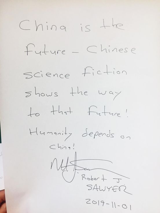 罗伯特?索耶：中国可能成为下一个世界科幻中心941 / 作者:UFO爱好者 / 帖子ID:67439