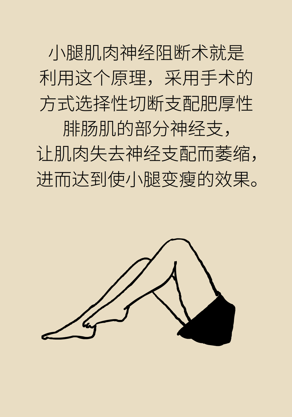 切断小腿肌肉神经可以瘦腿？你想太多了123 / 作者:UFO爱好者 / 帖子ID:71500