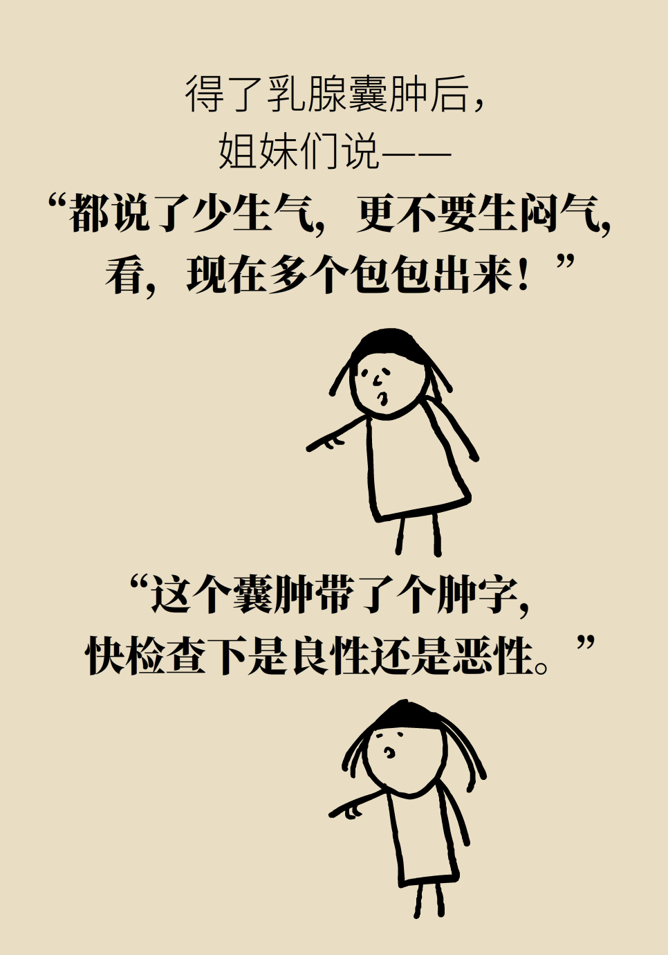 乳腺囊肿是气出来的？真相只有3个字494 / 作者:UFO爱好者 / 帖子ID:69437