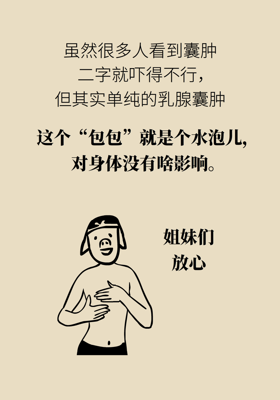 乳腺囊肿是气出来的？真相只有3个字234 / 作者:UFO爱好者 / 帖子ID:69437