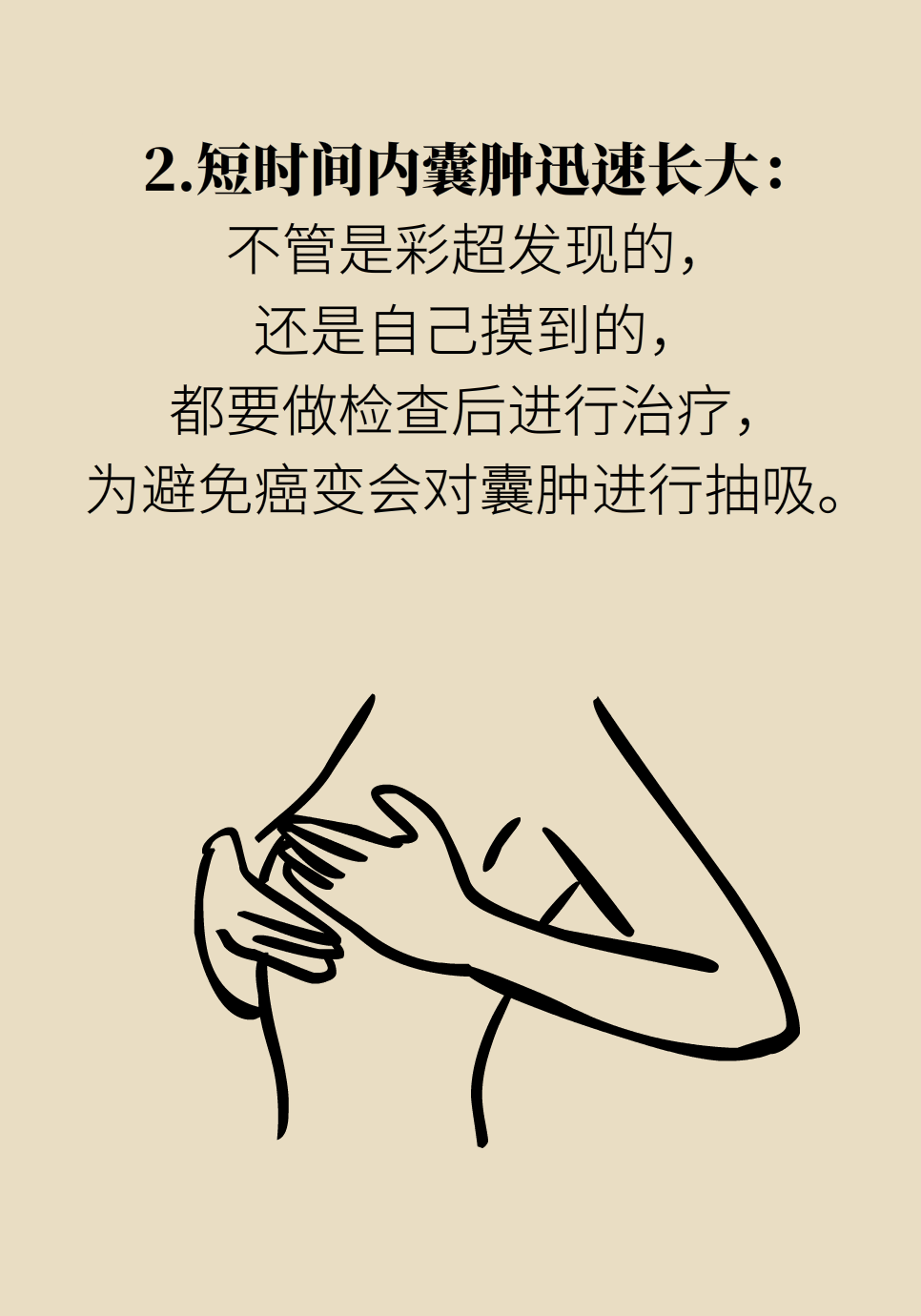 乳腺囊肿是气出来的？真相只有3个字579 / 作者:UFO爱好者 / 帖子ID:69437