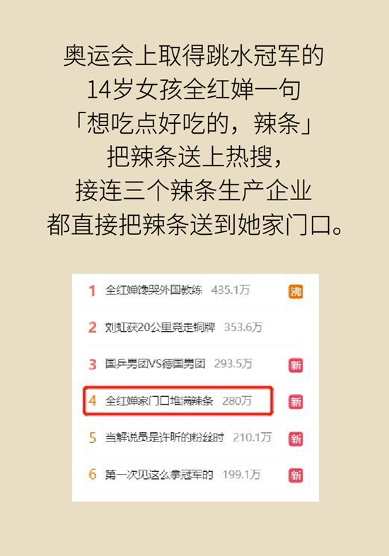 全红婵最想吃的辣条是垃圾食品吗？听听营养师怎么说519 / 作者:UFO爱好者 / 帖子ID:67626