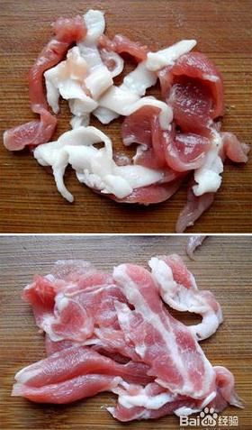 怎样鉴别猪肉鸭肉假冒的羊肉片？真假羊肉卷分辨真假图片对比913 / 作者:UFO爱好者 / 帖子ID:67956