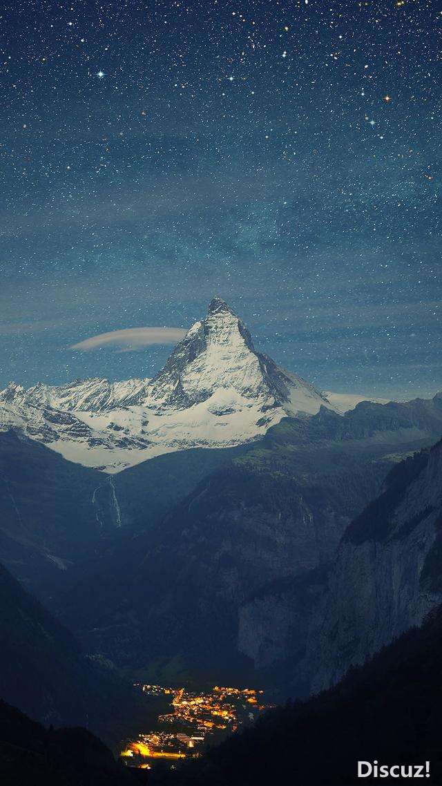 一般图片也没什么好看，送上星空雪山830 / 作者: / 来源: