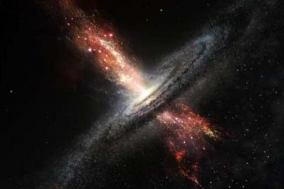 超大质量黑洞喷流 恒星形成证据