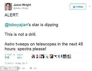 那外星超级建筑的恒星又再次启动，科学家们兴奋不已973 / 作者: / 来源: